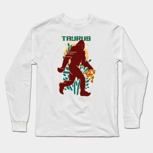 Taurus Horoscope Sign Long Sleeve T-Shirt